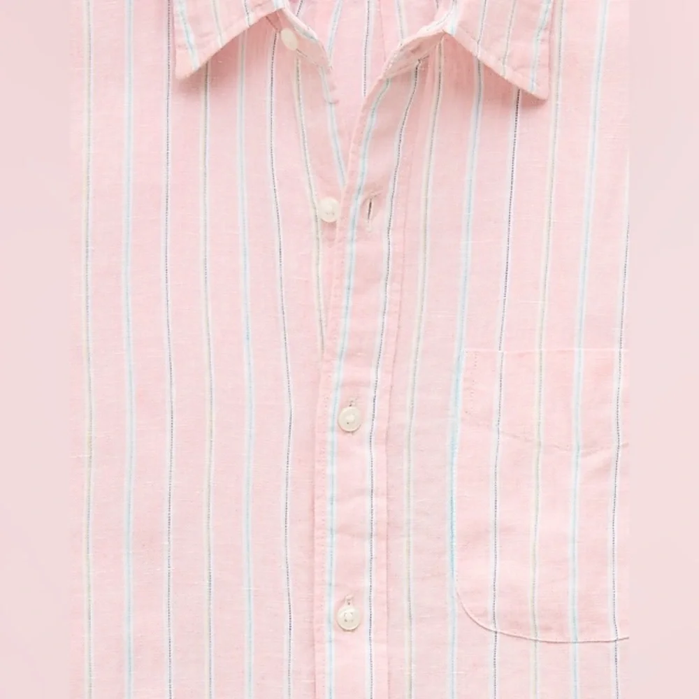 NWT J.Crew Baird McNutt Irish Linen Point-Collar Shirt